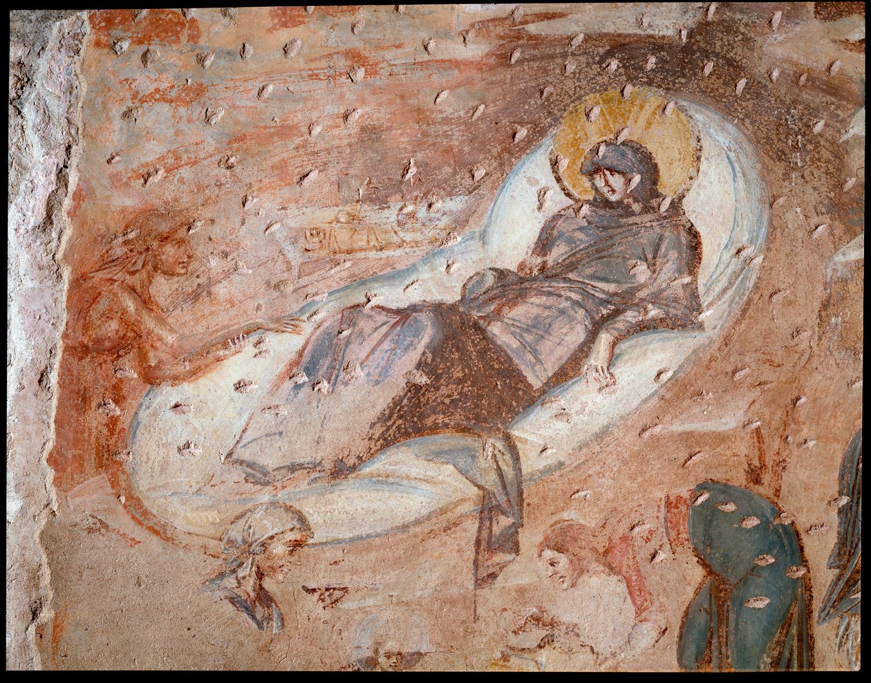 Doğuş. Apsis freski, 6-7. yüzyıl by Paleo Christian