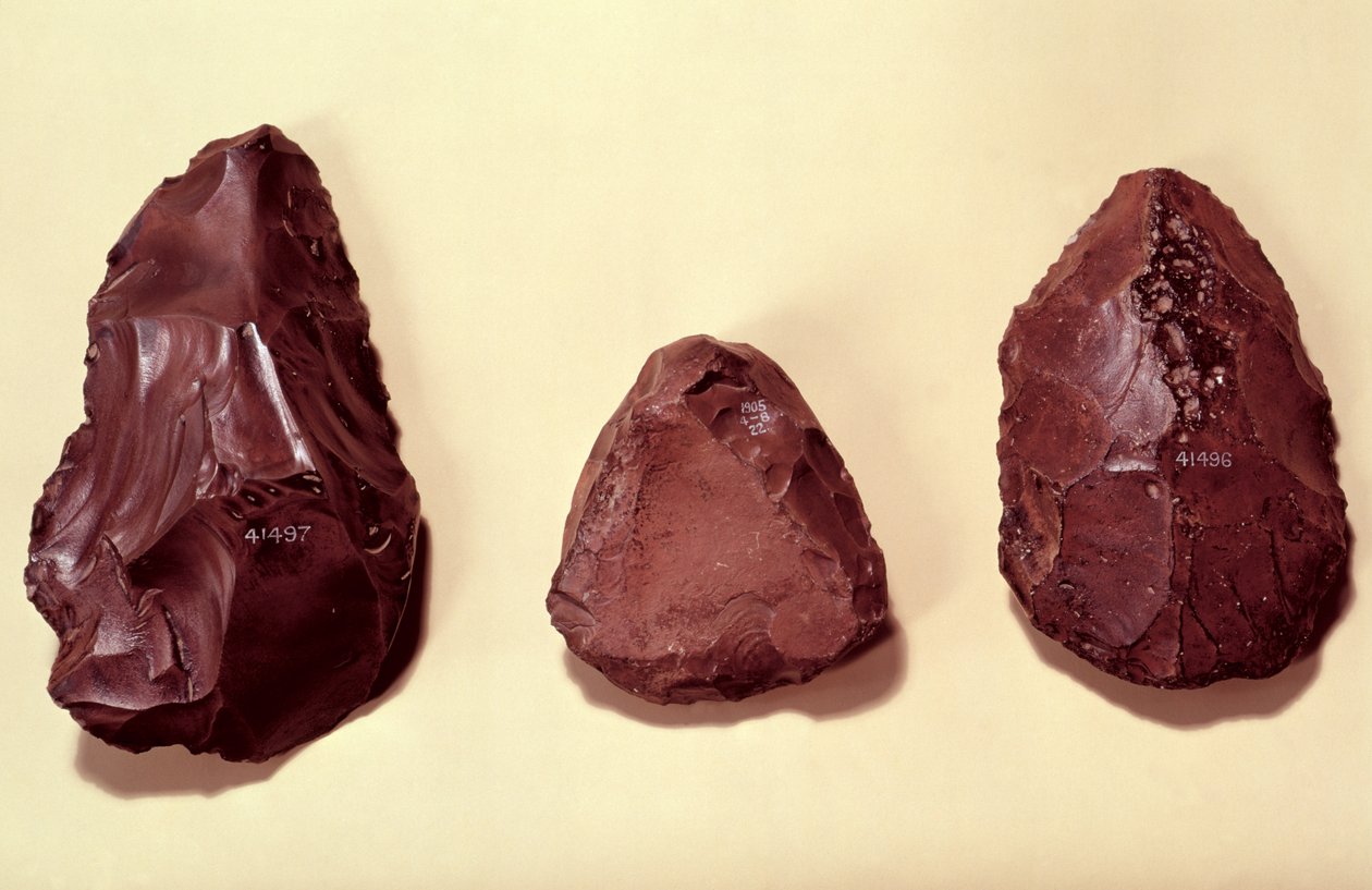 Çakmaktaşı balta kafaları by Paleolithic