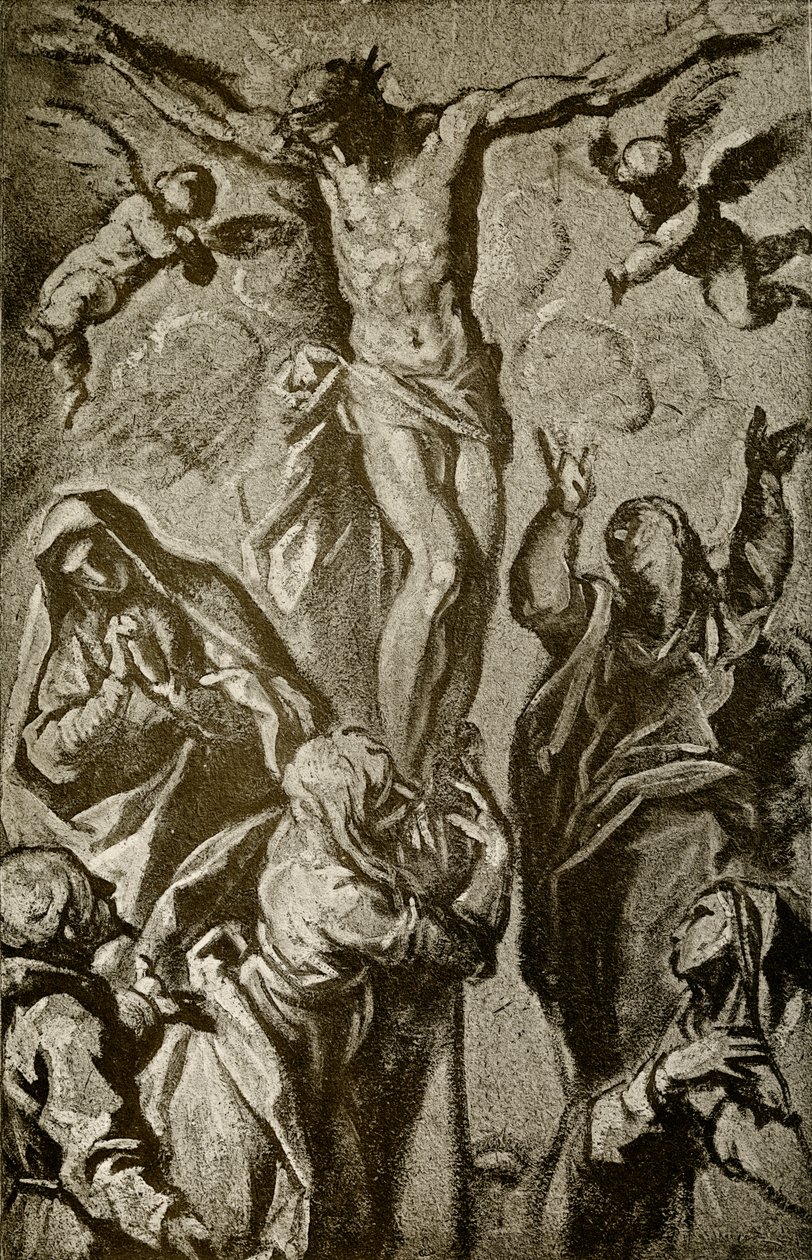 İsa çarmıhta by Palma Il Giovane