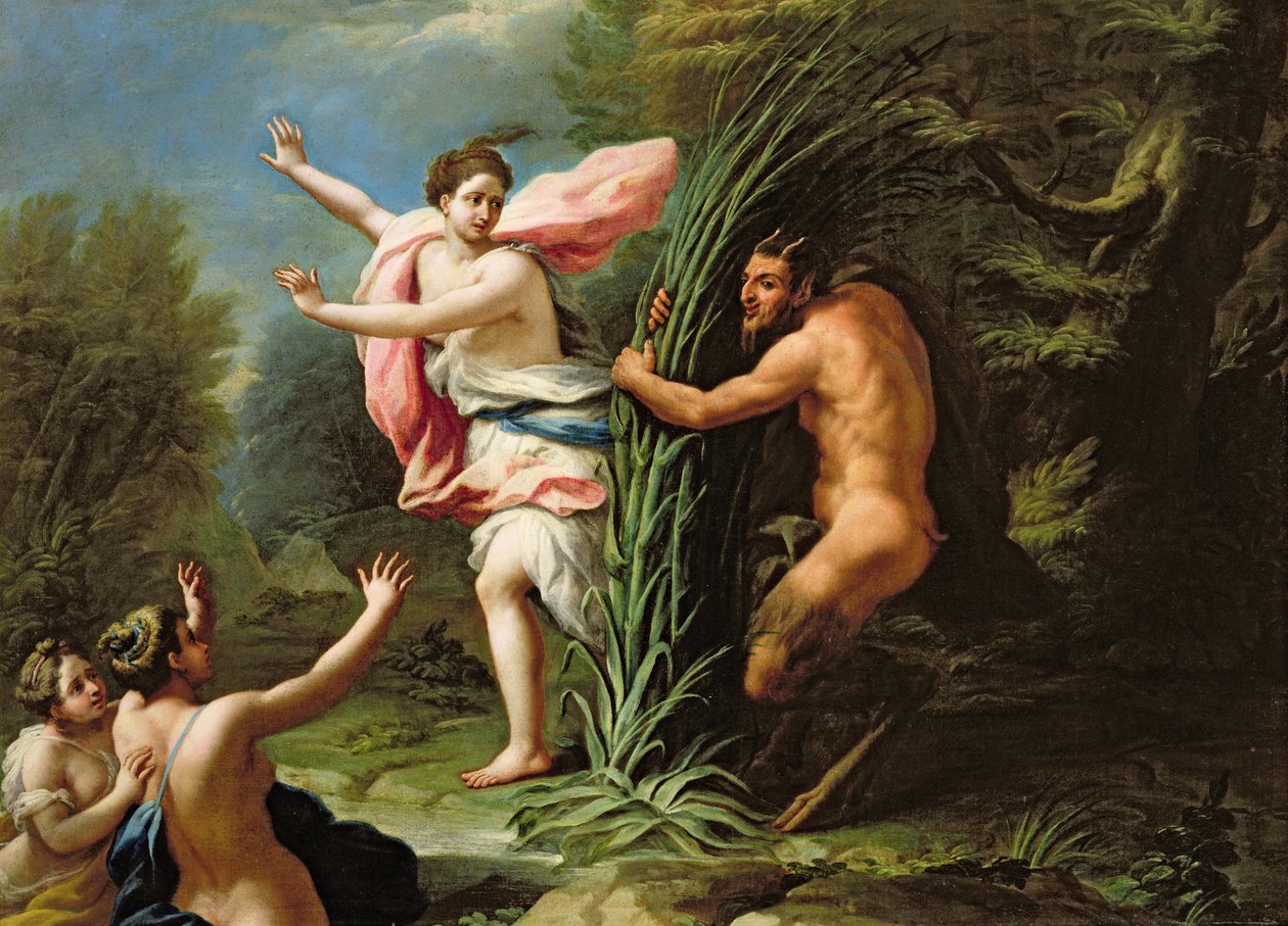 Tava ve Syrinx (yağ) by Paolo di Matteis