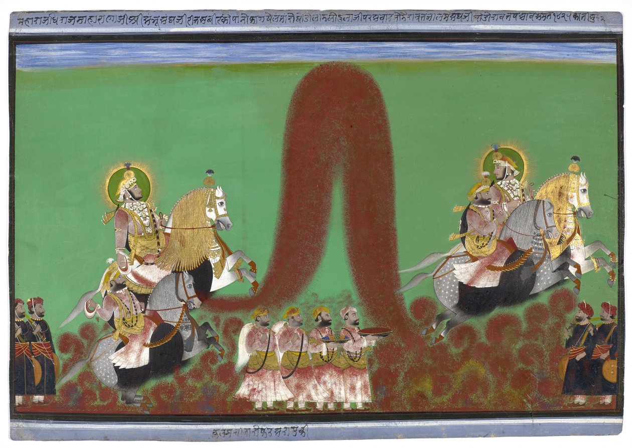 Mewar Playing Holi