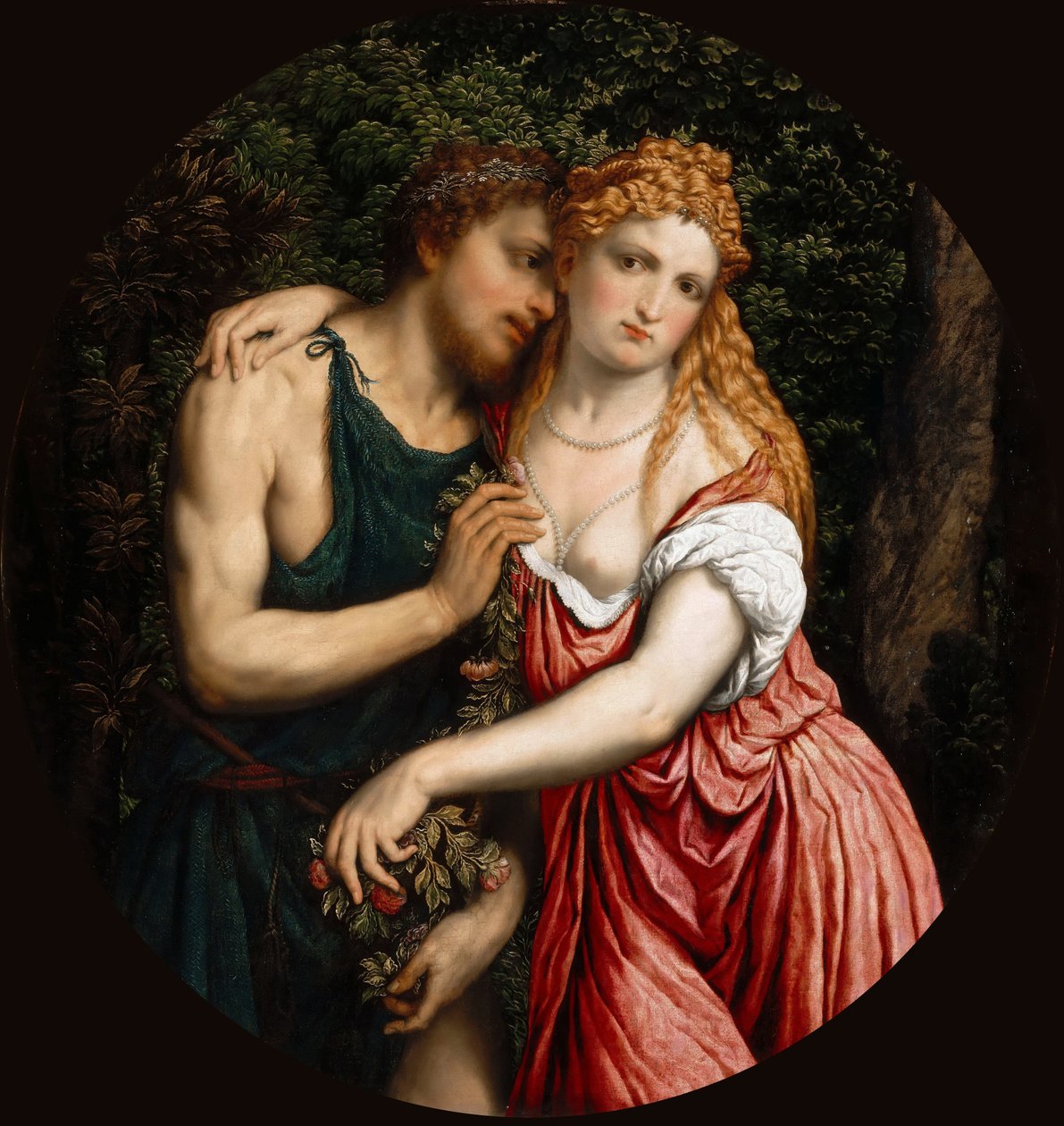 Mitolojik çift, c.1540. by Paris Bordone