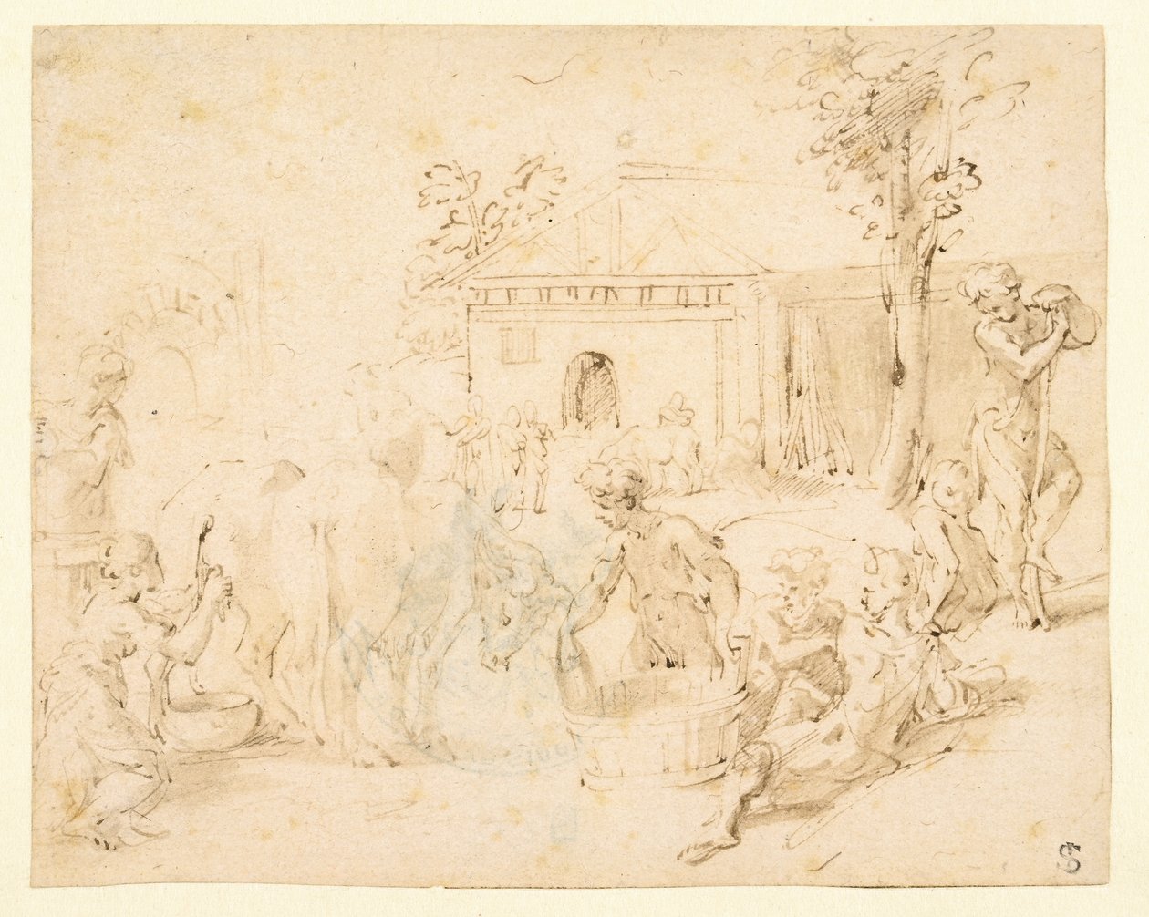 rustik sahne by Parmigianino