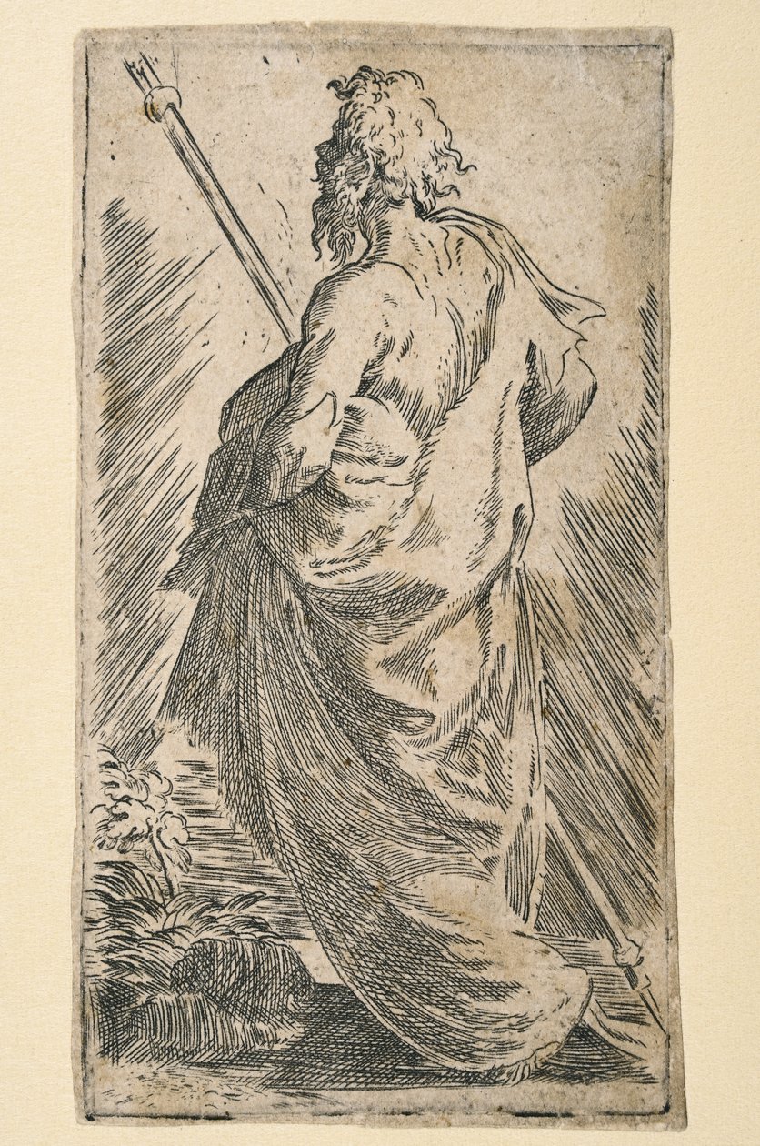 Aziz James Büyük (Etching) by Parmigianino