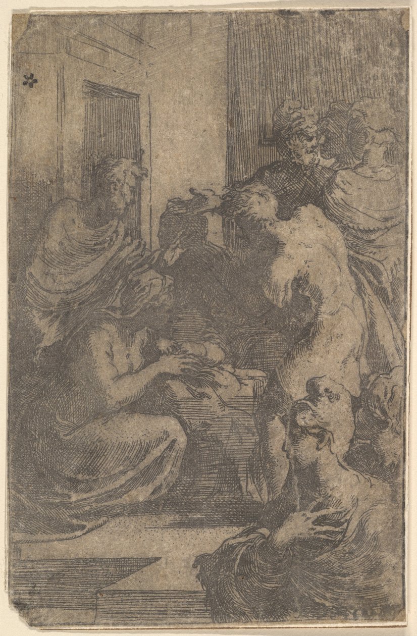 Doğuş, ca. 1527-30. by Parmigianino