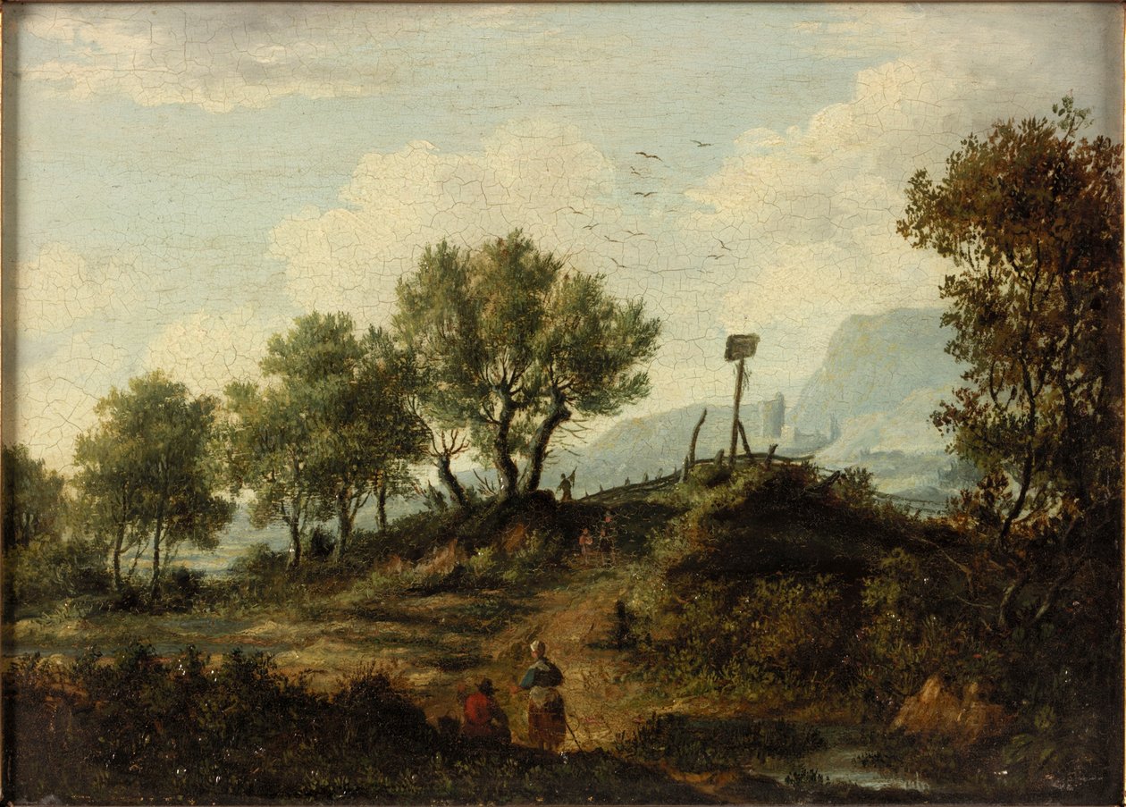 Aberuchiller (Loch Aber Tepeleri), 1824 by Patrick Nasmyth