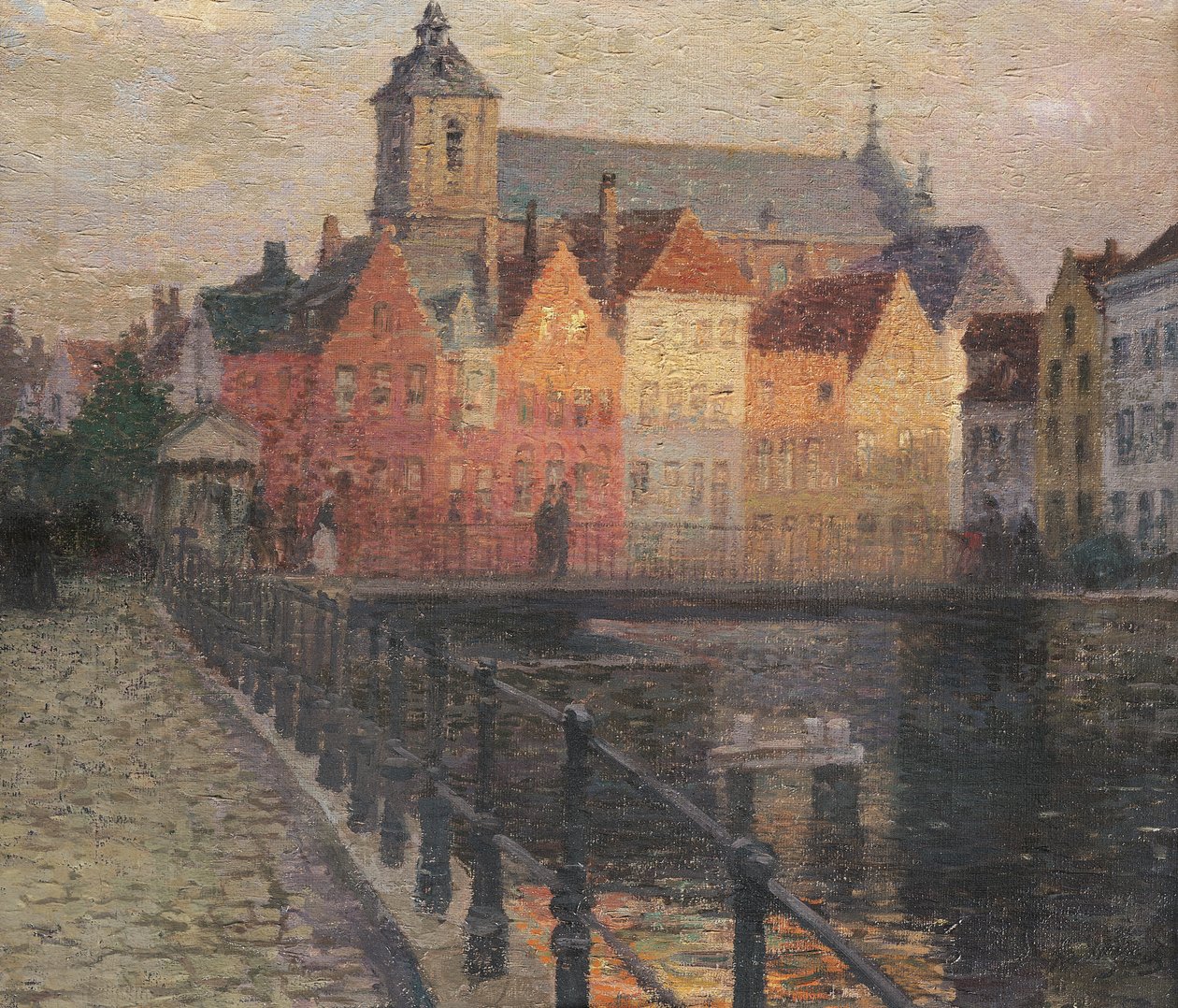 Quai de la Paille, Brugge by Paul Albert Steck