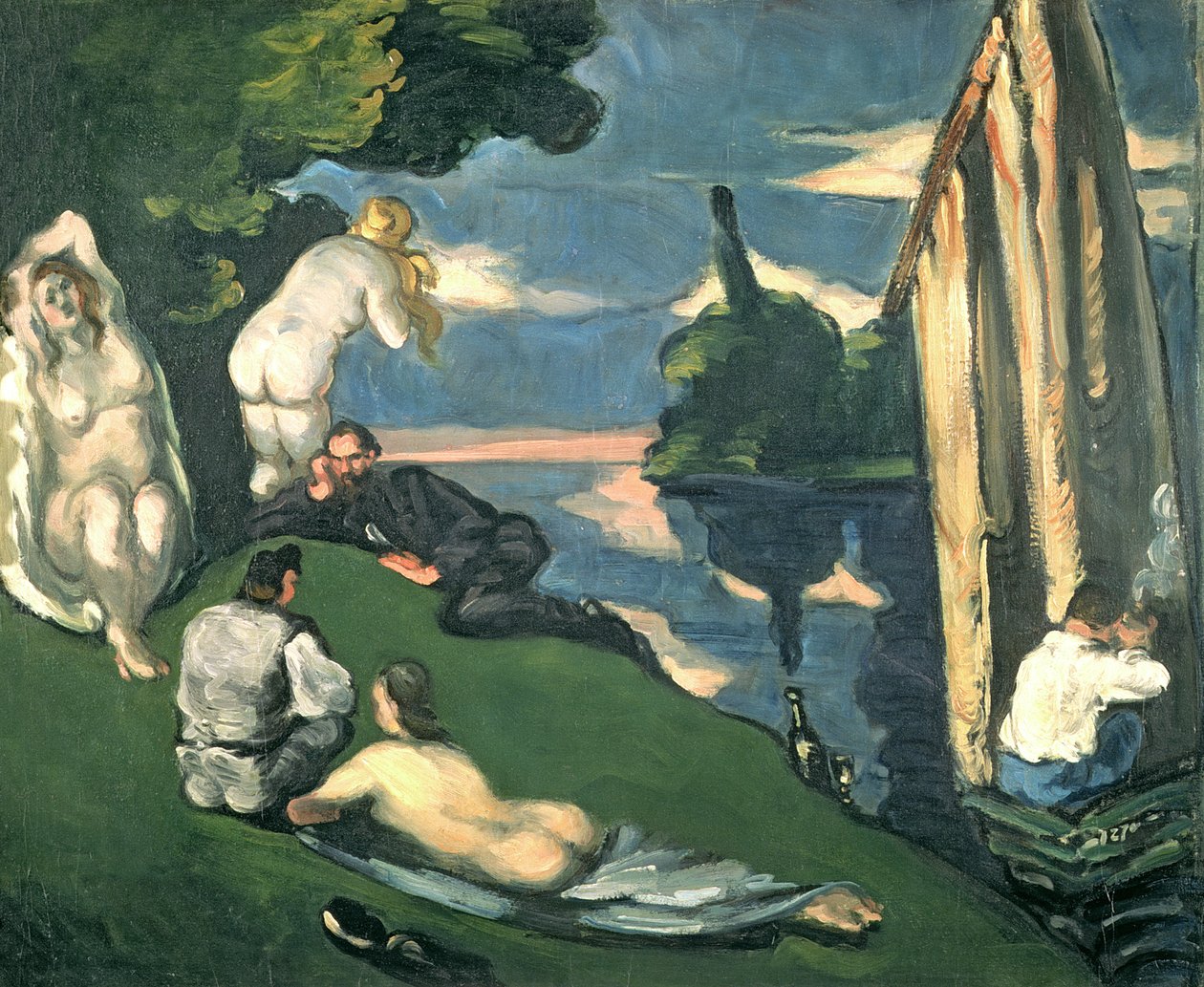 ಪ್ಯಾಸ್ಟೋರಲ್, ಅಥವಾ ಇಡಿಲ್, 1870 ಟರ್ಕ್ by Paul Cézanne