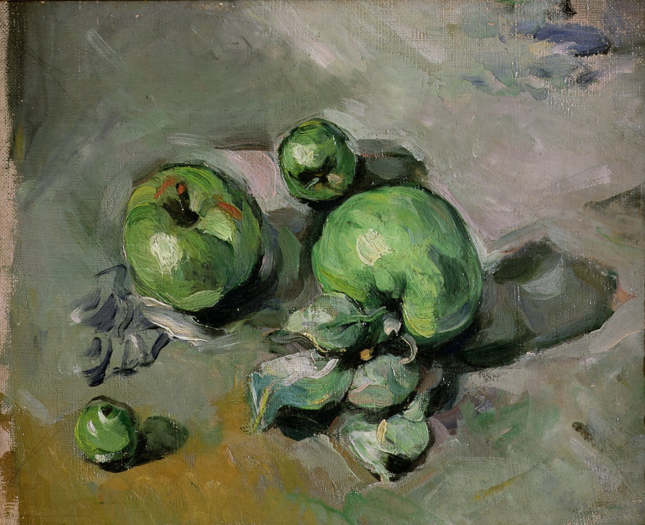 Green Apples, c.1872-73  by Paul Cézanne