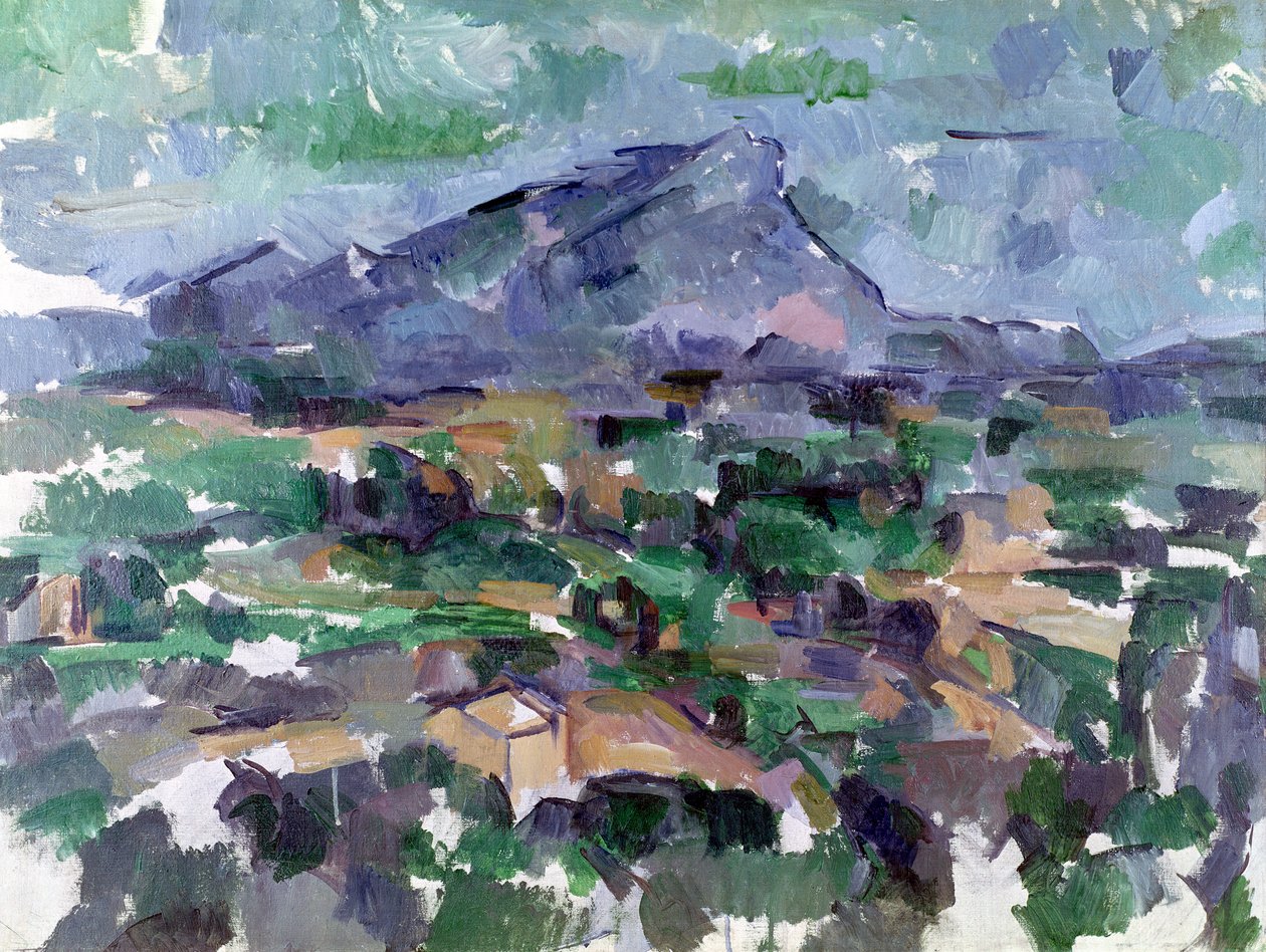 Sainte-Victoire Dağı, 1904-06 by Paul Cézanne