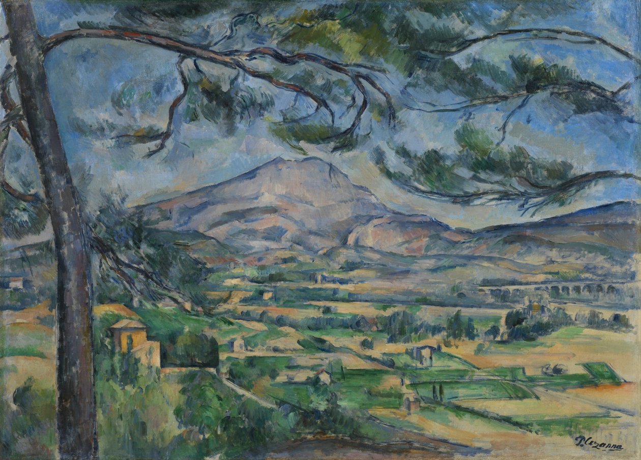 Sainte-Victoire Dağı, 1887 dolayları by Paul Cézanne