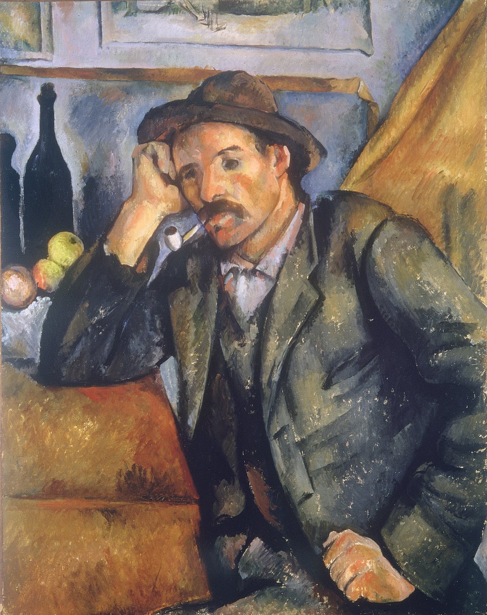 Sigara İçen, 1895 by Paul Cézanne