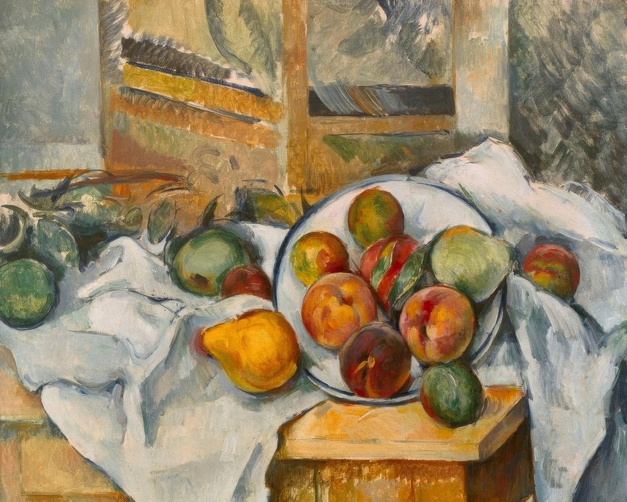 Masanın bir köşesi by Paul Cézanne