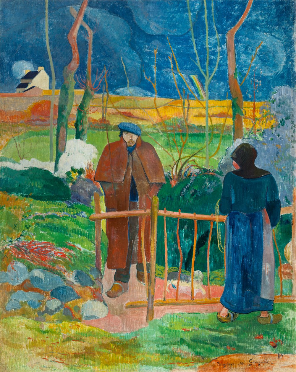 Merhaba, Mösyö Gauguin, 1889 by Paul Gauguin