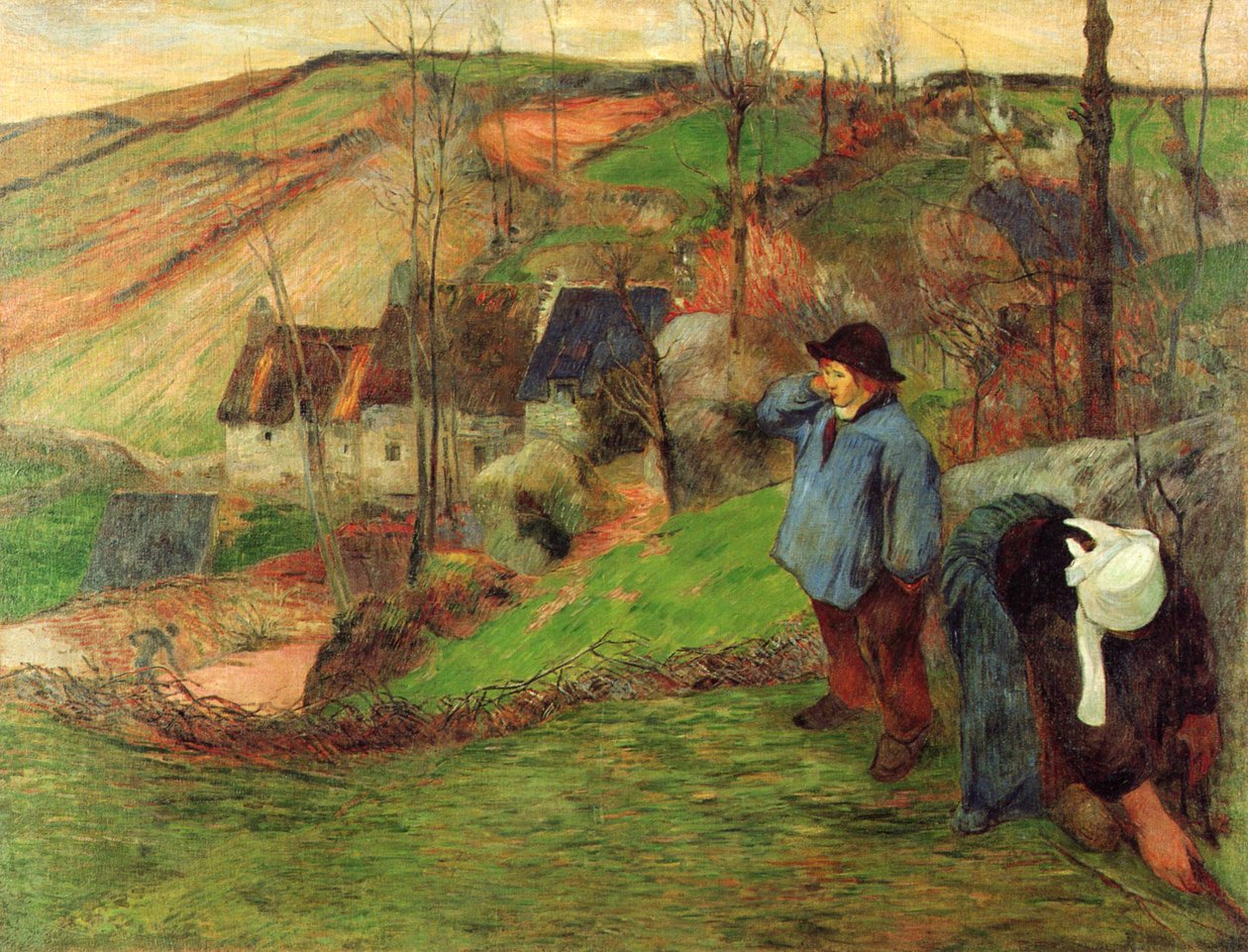 Breton Çoban by Paul Gauguin