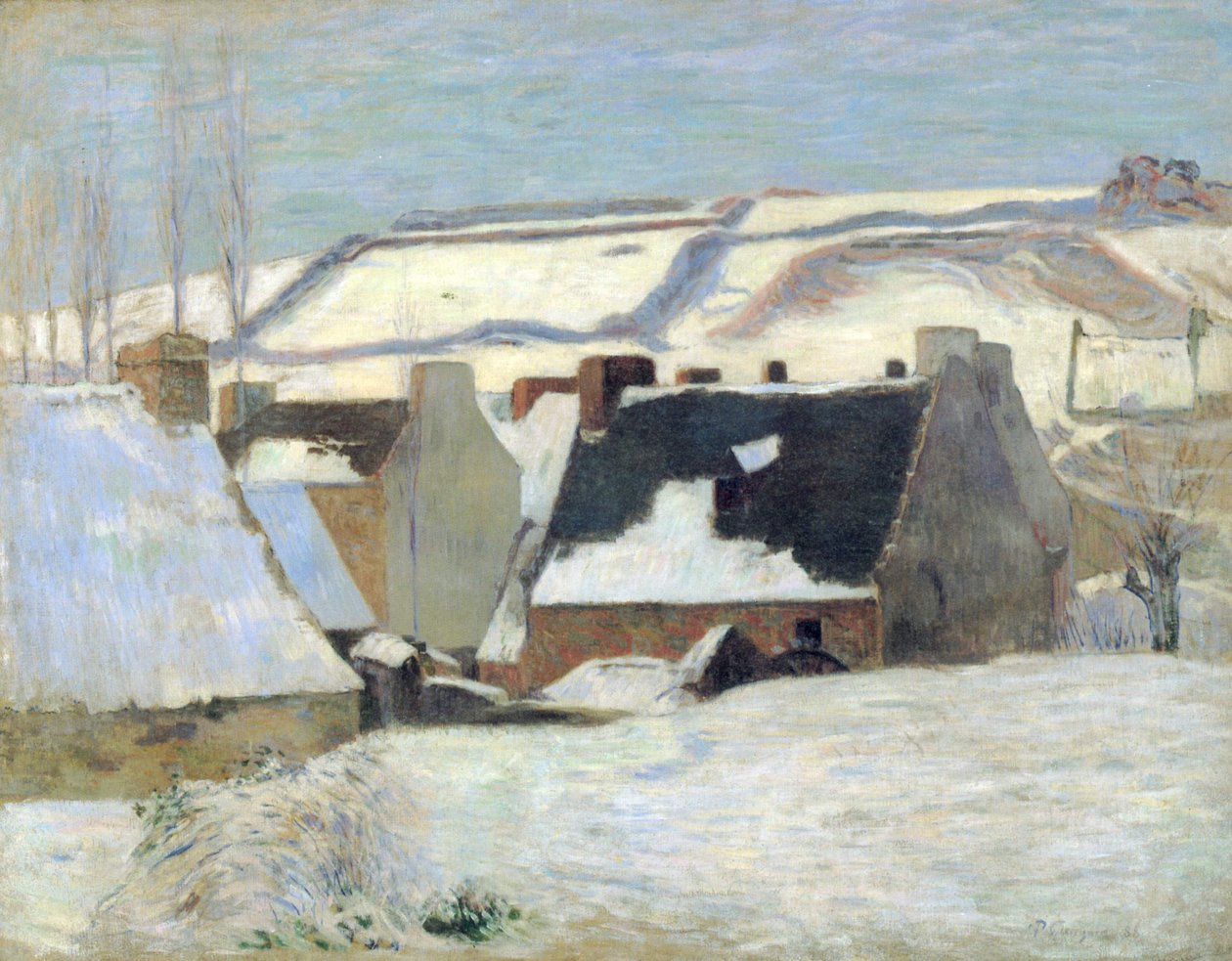 Karda Breton Köyü by Paul Gauguin