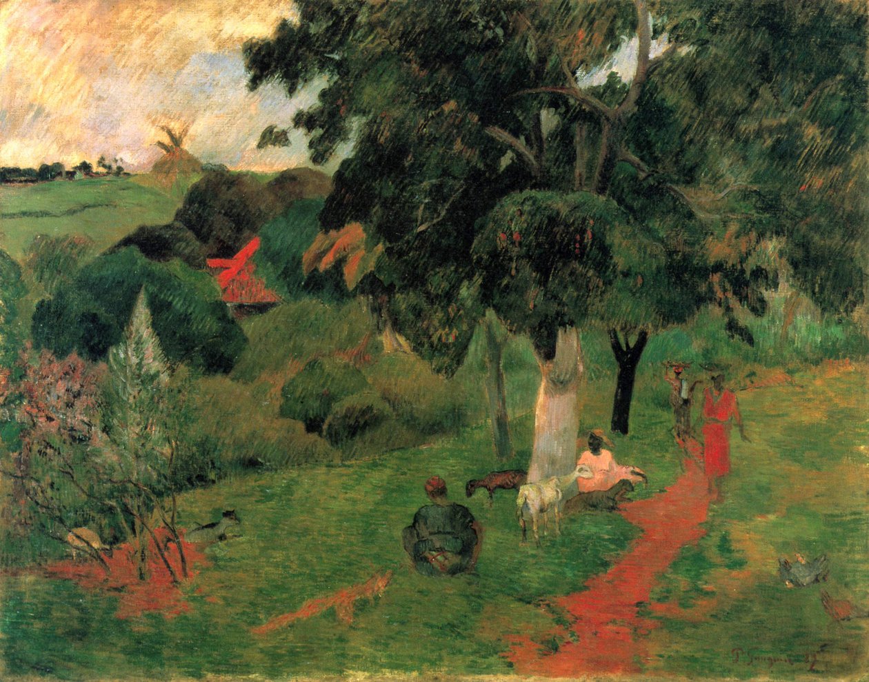 Gelmek ve Gitmek by Paul Gauguin