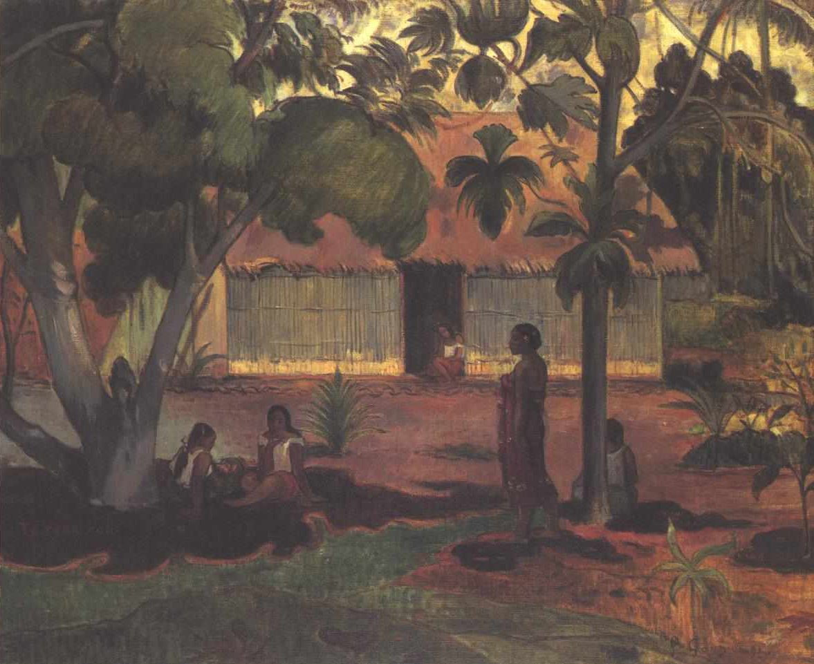 büyük ağaç by Paul Gauguin