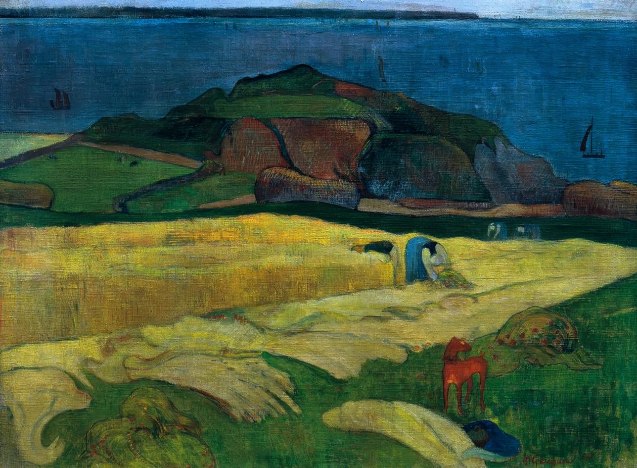 Denizden hasat: Le Pouldu by Paul Gauguin