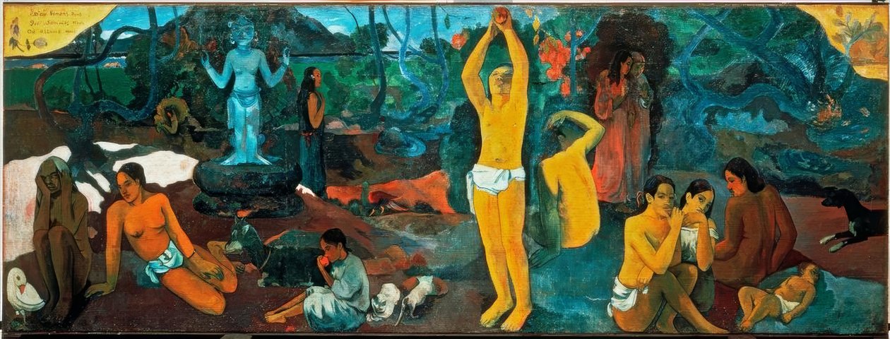 Nereden geliyoruz? Biz neyiz? Nereye gidiyoruz? by Paul Gauguin