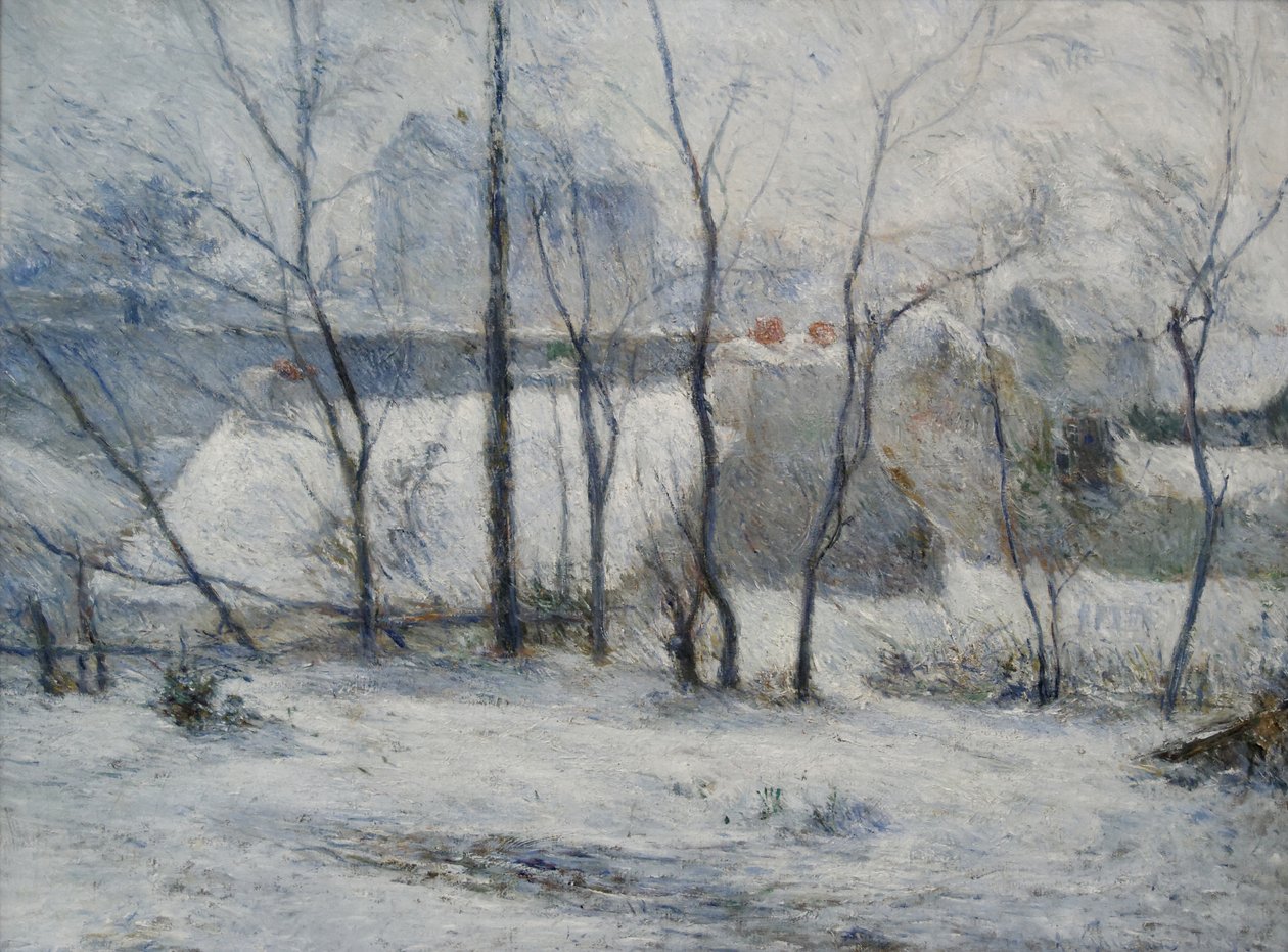 Kar Altında Bahçe, 1879 by Paul Gauguin