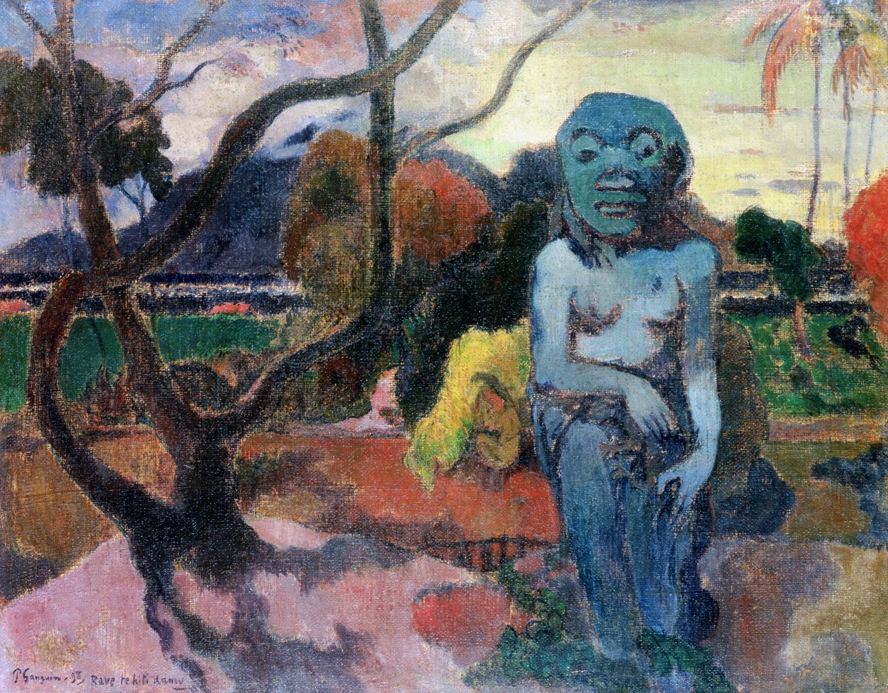 İdol (hikayeyi yap), 1898 by Paul Gauguin