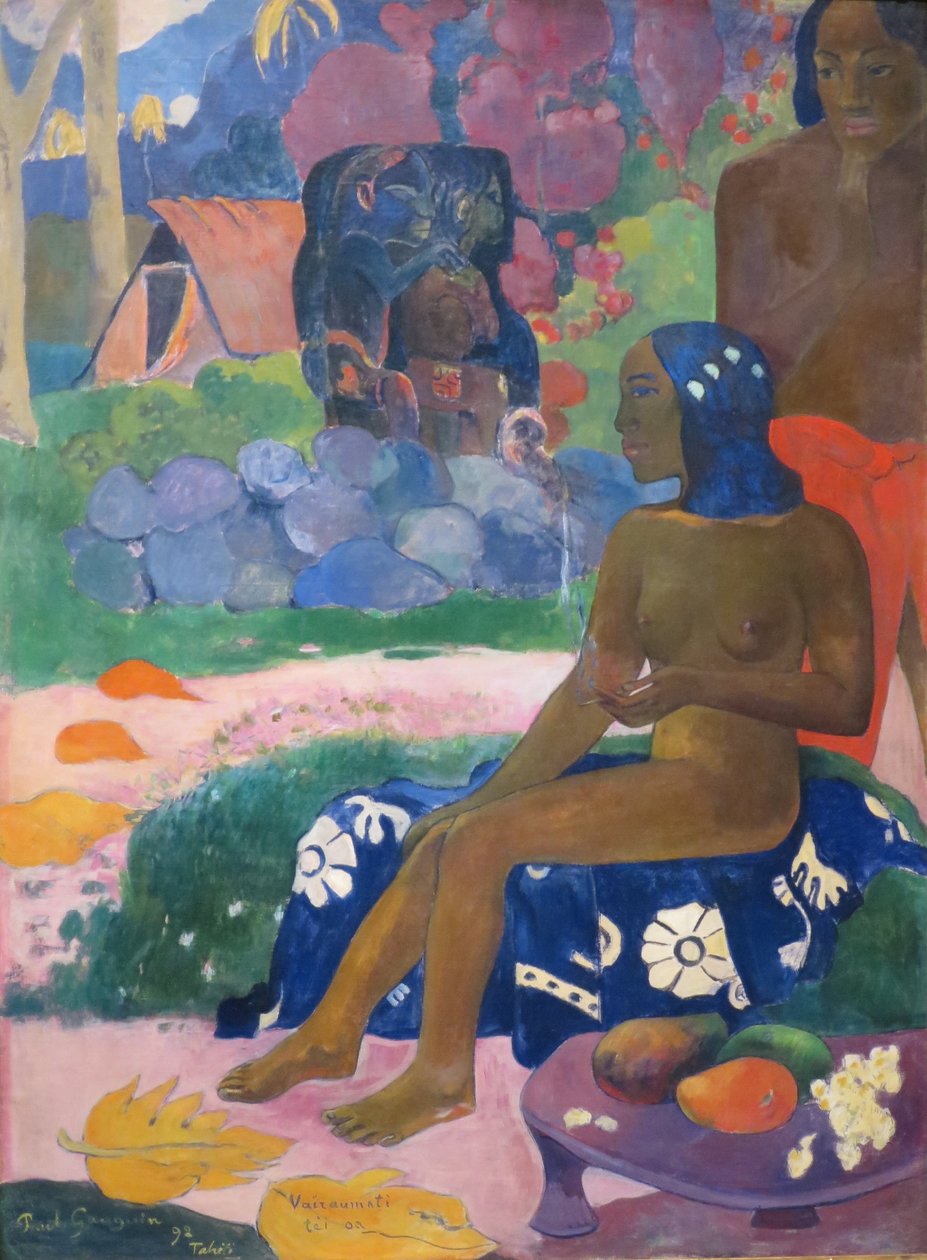 Onun adı Vairaumati. by Paul Gauguin
