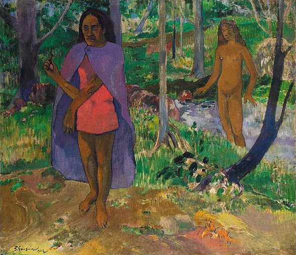 Büyü veya Hayalet by Paul Gauguin