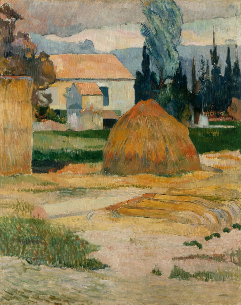 Arles yakınlarındaki manzara by Paul Gauguin