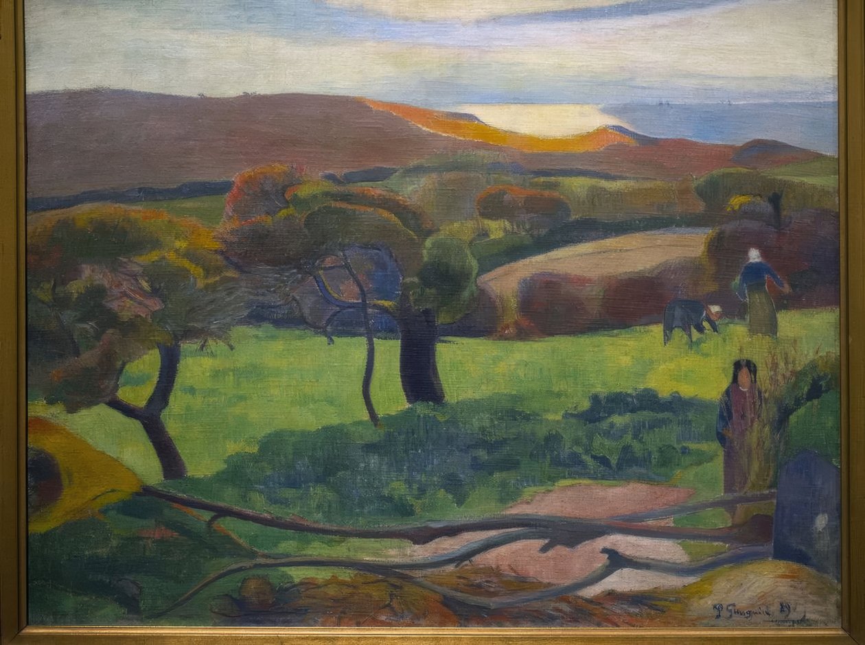 Paul Gauguin (1848-1903). Fransız ressam. Bretagne