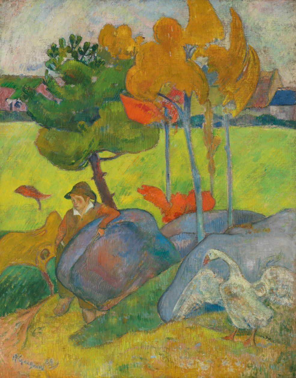 Kazlı Küçük Breton by Paul Gauguin