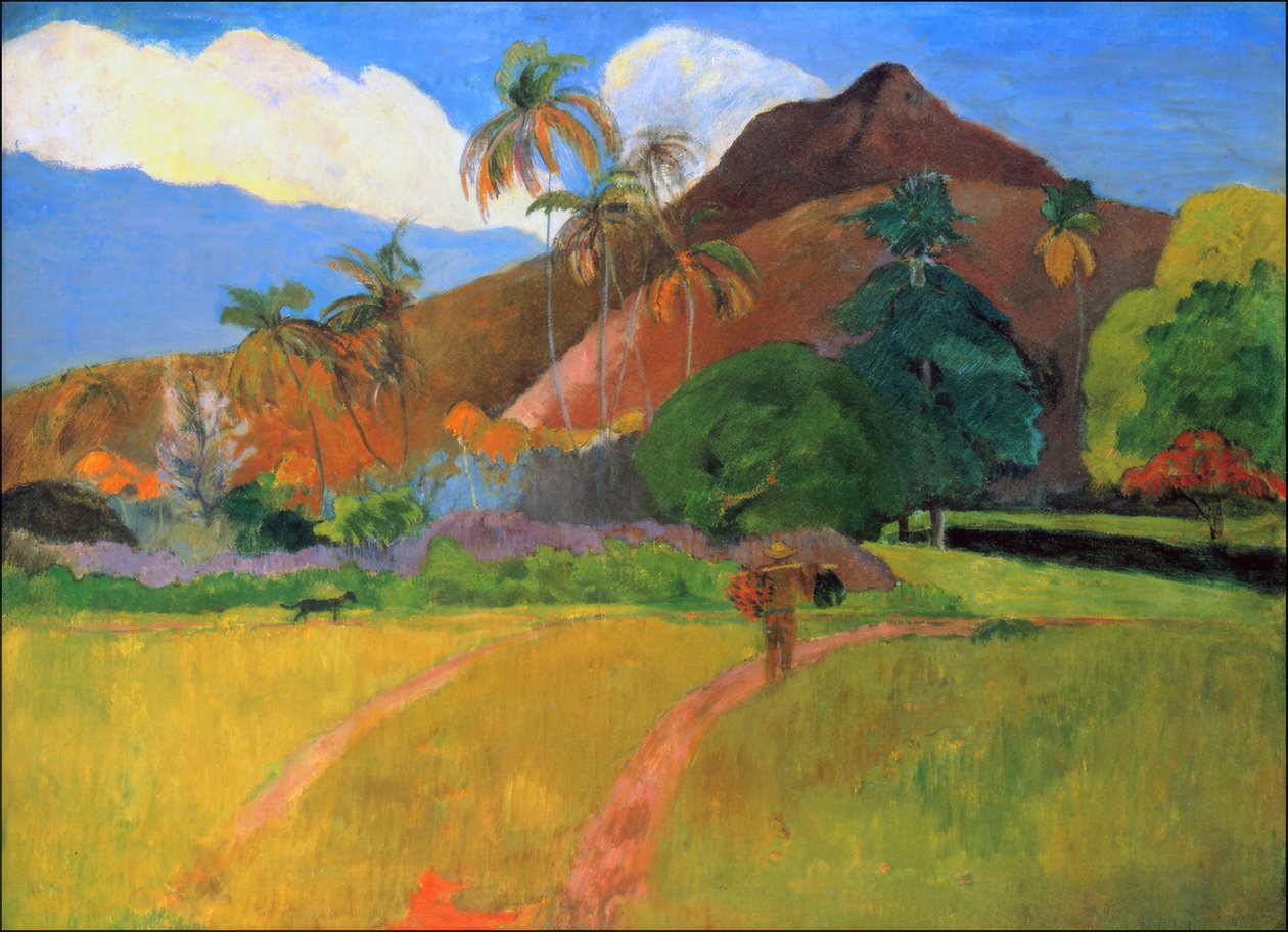 Tahiti: Tahiti Manzarası, Paul Gauguin (1893) by Paul Gauguin