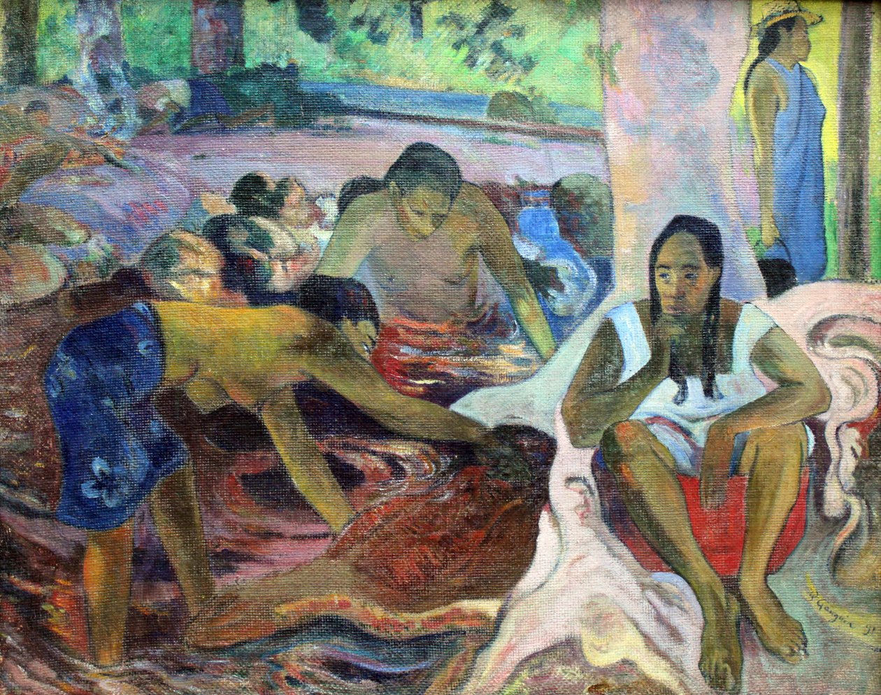 Tahitili balıkçı kadınlar by Paul Gauguin
