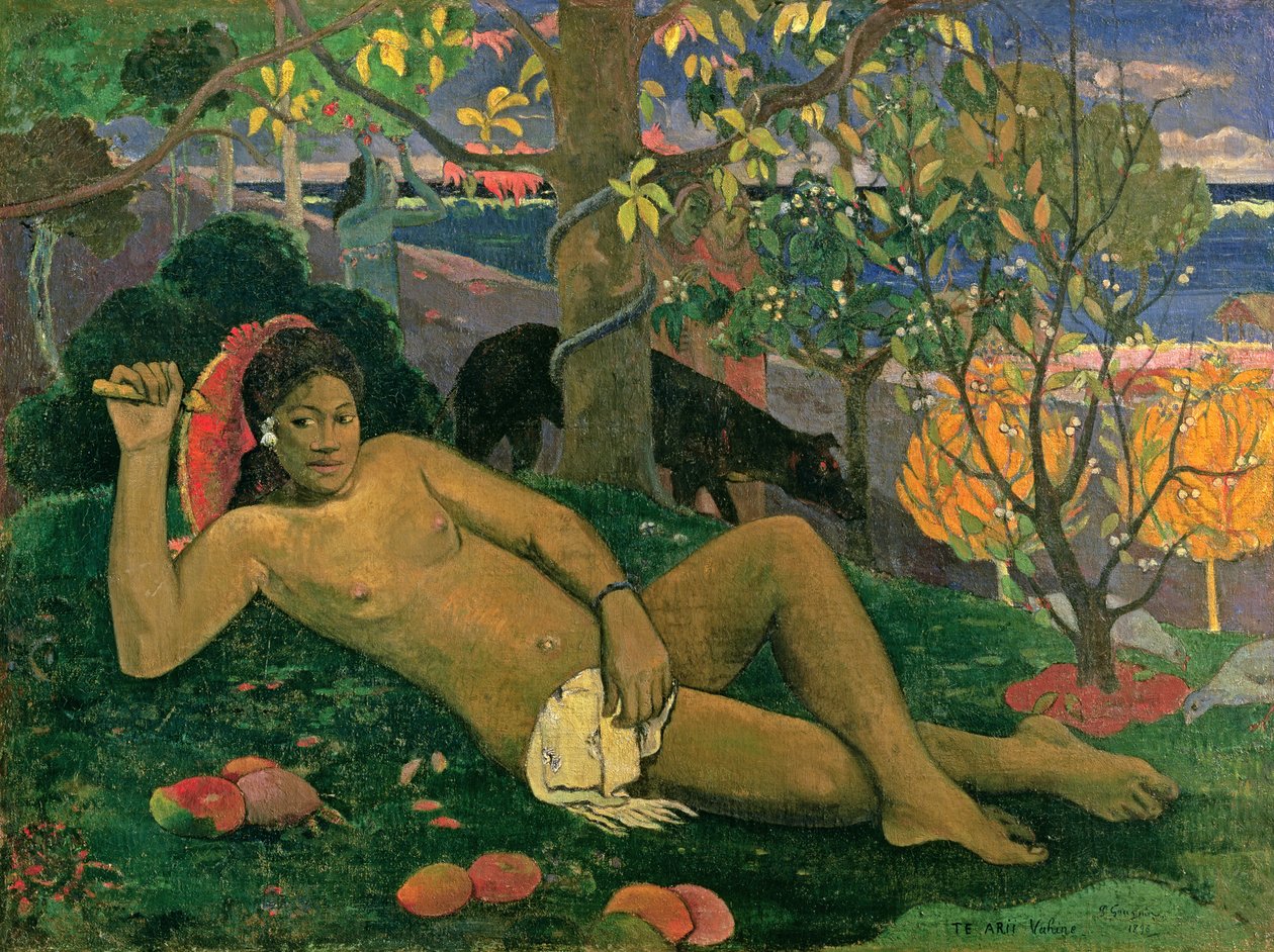 Kralın Karısı, 1896 by Paul Gauguin