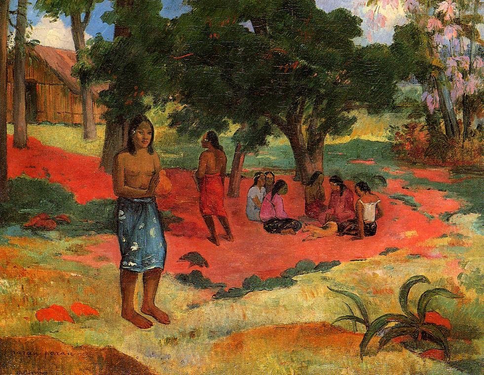 Fısıldayan Sözler by Paul Gauguin