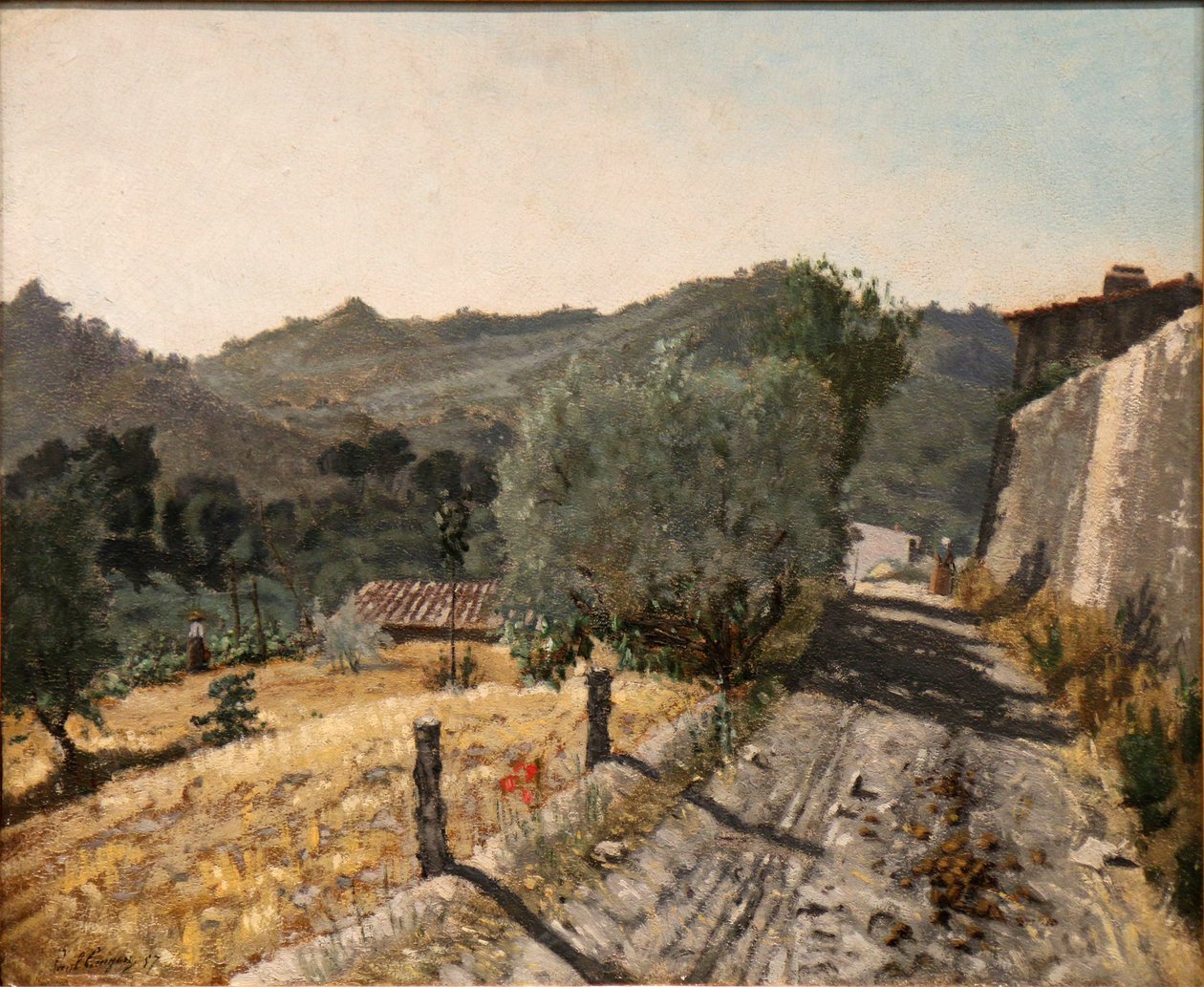 Tepedeki yol. by Paul Camille Guigou