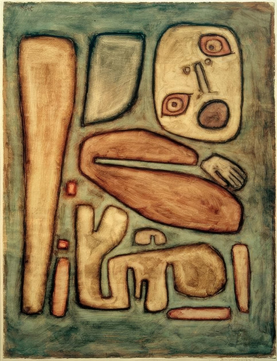 Anksiyete salgını III by Paul Klee