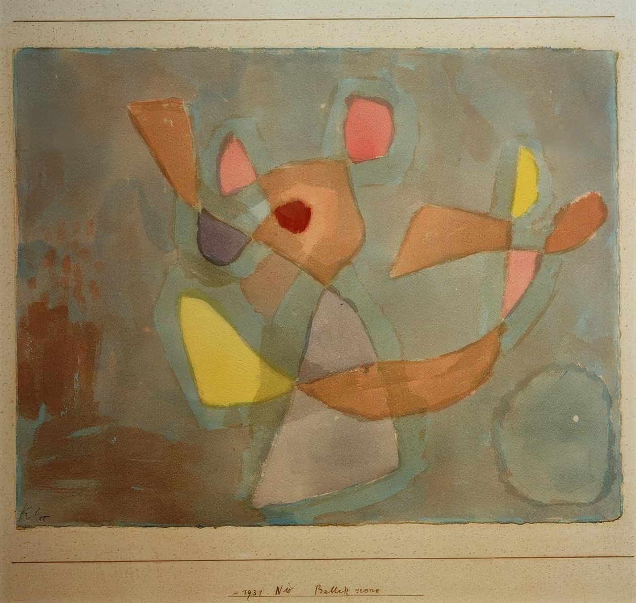 bale müziği by Paul Klee