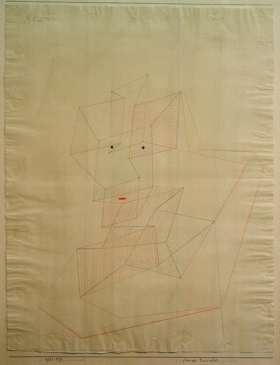 Korkunç içgörü by Paul Klee