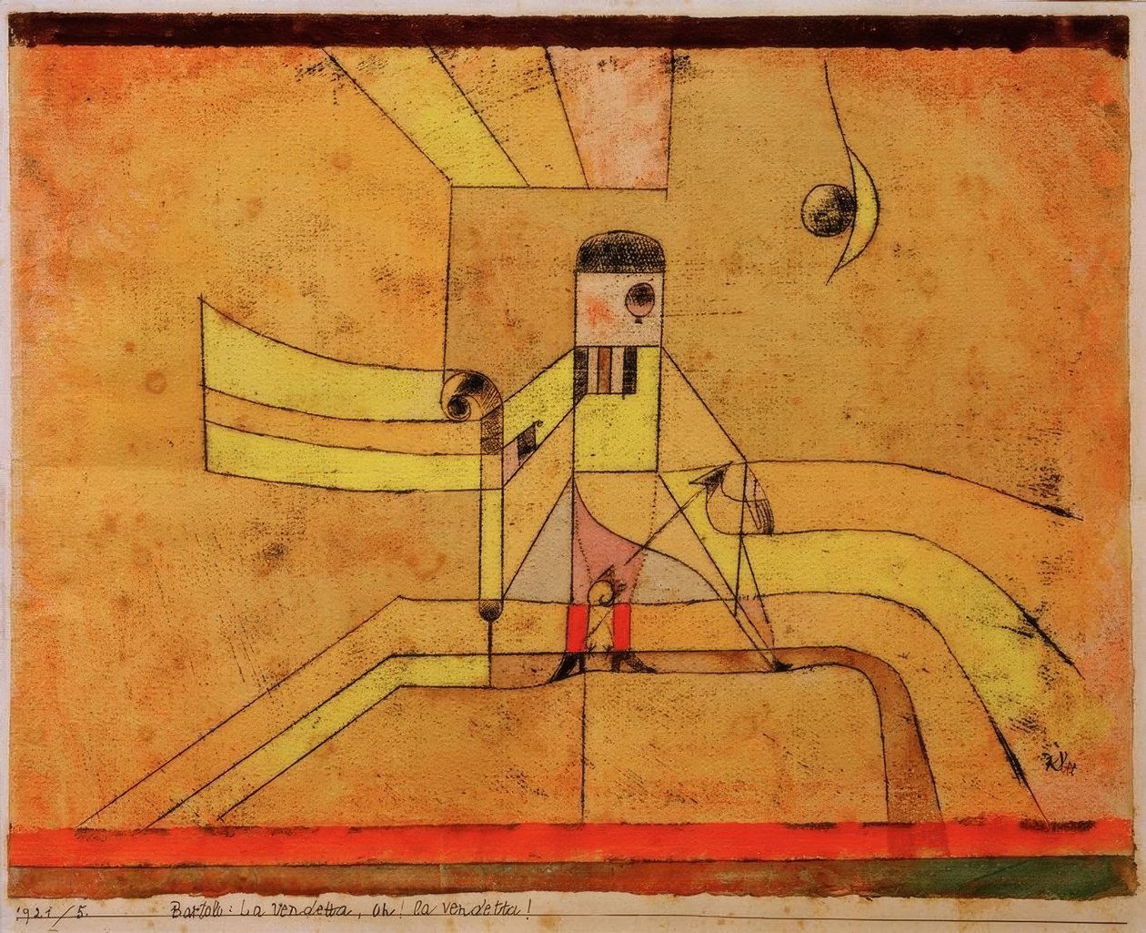 Bartolo: İntikam, Ah! intikam! by Paul Klee