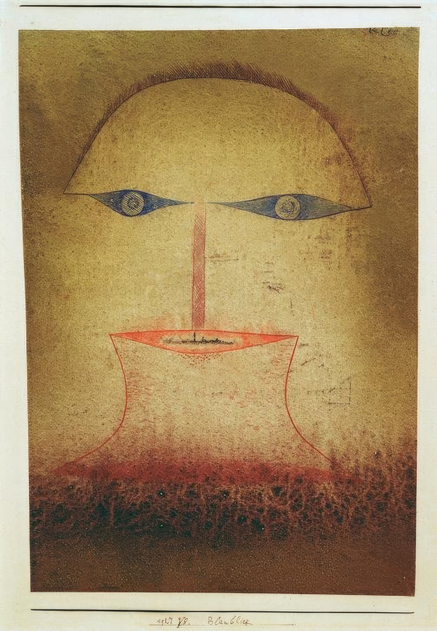 Mavi görünüm by Paul Klee