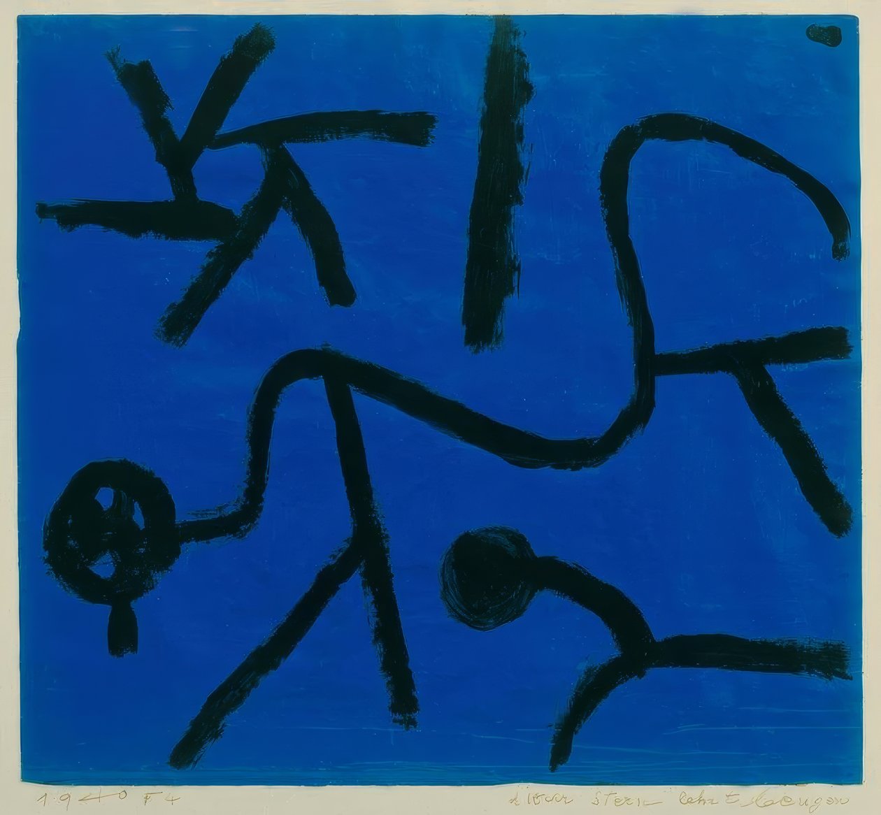 Bu yıldız eğilmeyi öğretiyor by Paul Klee