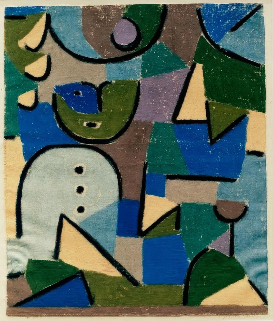 Bahçedeki şekil by Paul Klee