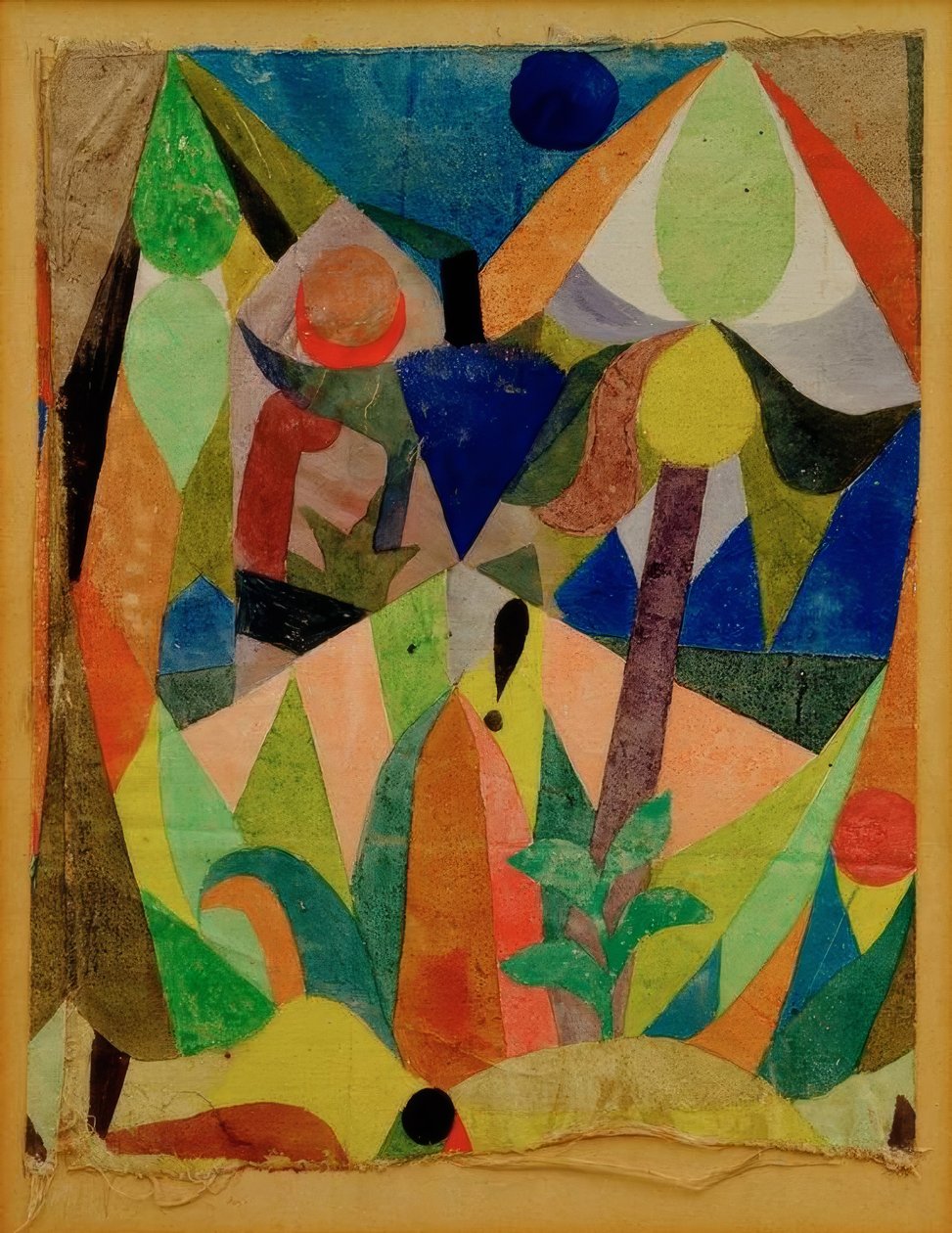 Hafif tropikal manzara by Paul Klee