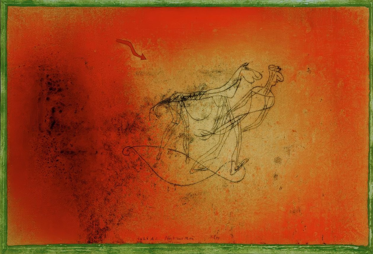 at ve adam by Paul Klee