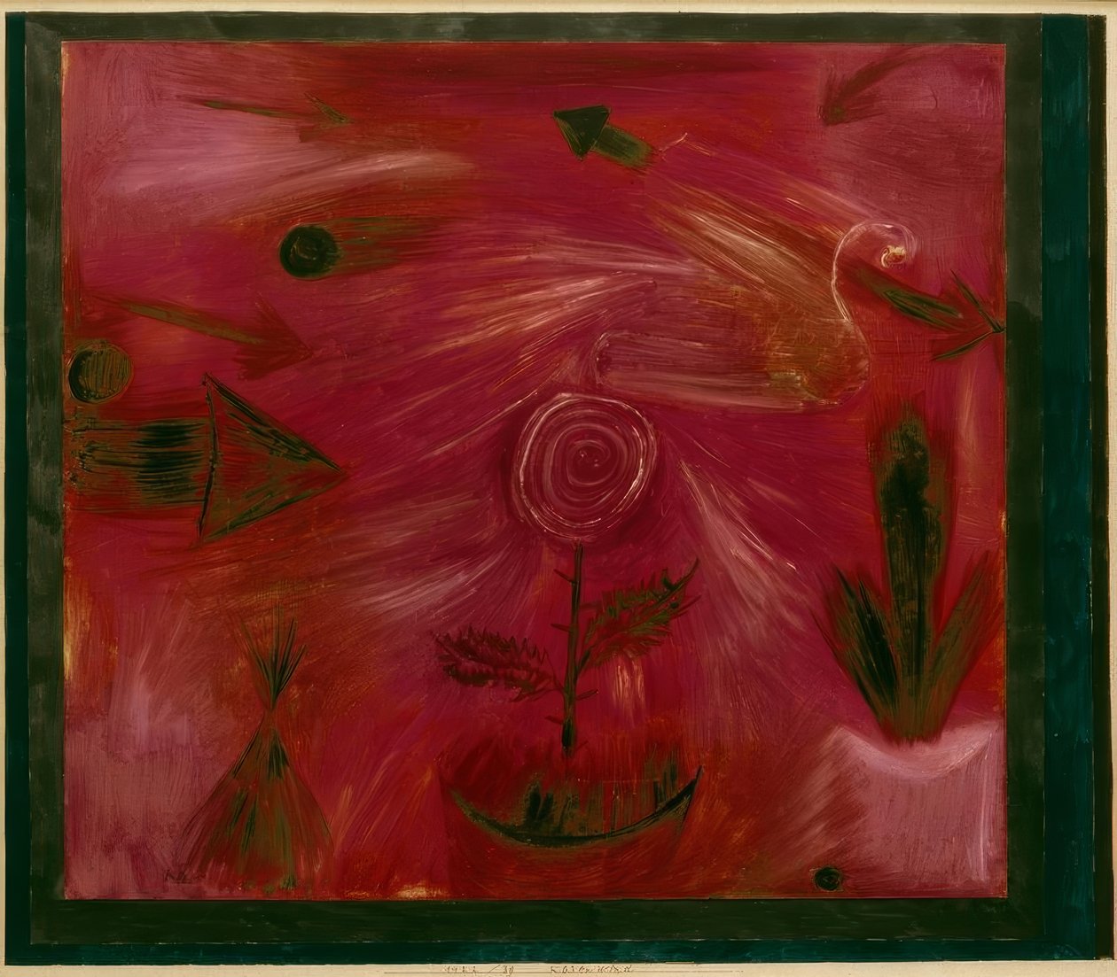 gül rüzgarı by Paul Klee