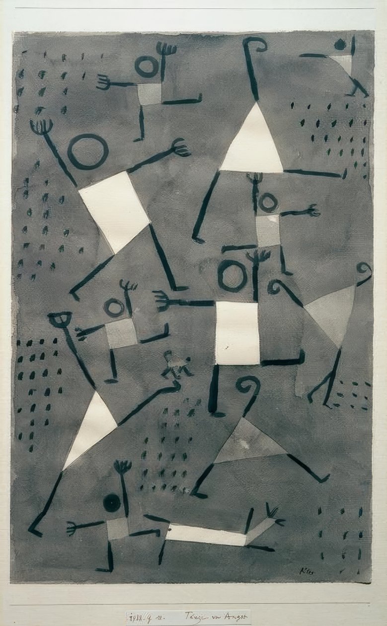 Korkudan dans eder by Paul Klee