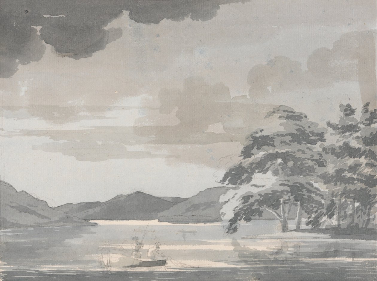 göl sahnesi by Paul Sandby