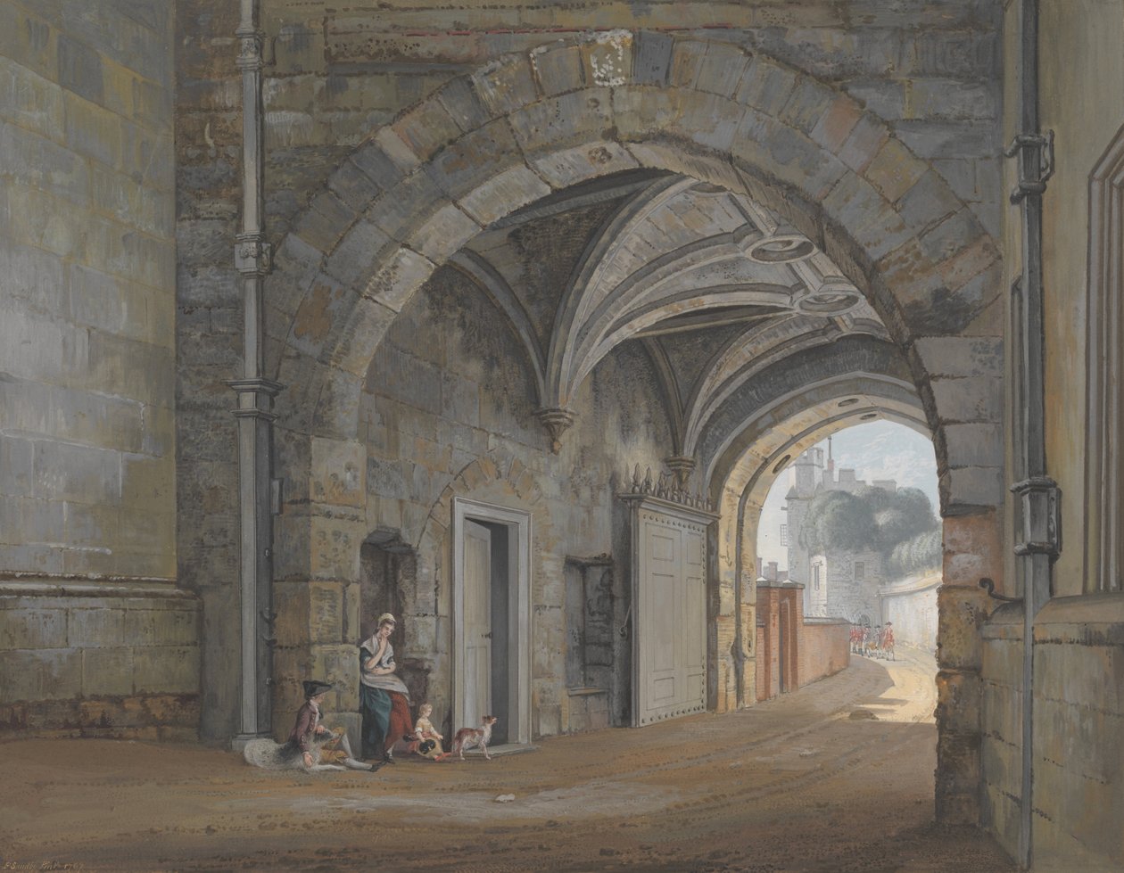 Kraliçe Elizabeth Kapısı by Paul Sandby