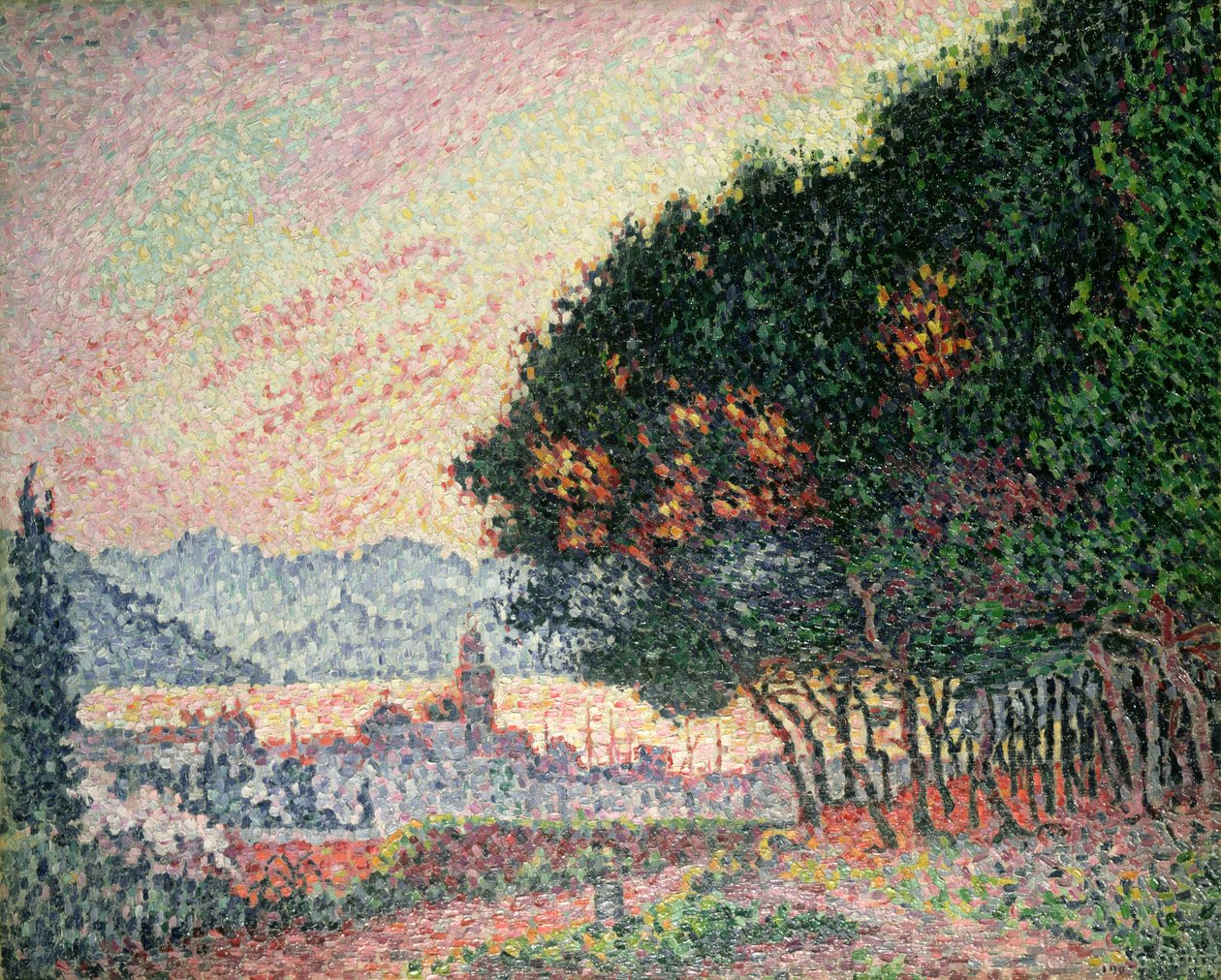 Forest near St. Tropez, 1902 by Paul Signac